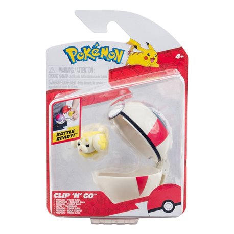 Pokemon Clip'n'Go Poké Balls Fidough & Timer Ball (przedsprzedaż)