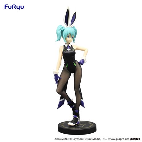 Hatsune Miku BiCute Bunnies PVC Statue Street Violet Color Ver. 30 cm (przedsprzedaż)