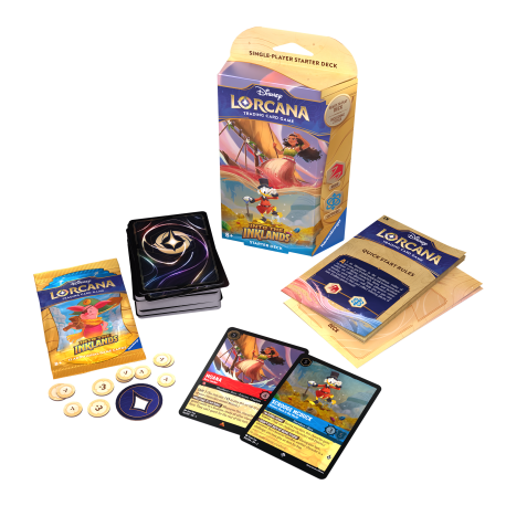 Disney Lorcana Into the Inklands Ruby & Sapphire Starter Deck