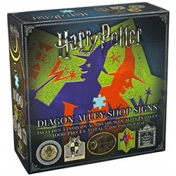 Puzzle 1000 Harry Potter - Szyldy Sklepów z Ulicy Pokątnej