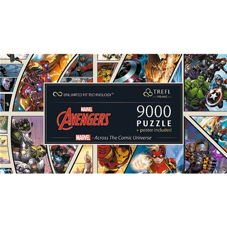 Puzzle 9000 Marvel - Across The Comic Universe