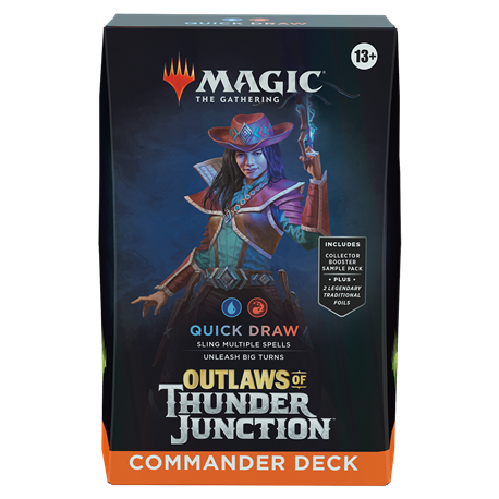 Magic The Gathering Outlaws of Thunder Junction Commander Deck - Quick Draw (przedsprzedaż)