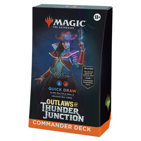 Magic The Gathering Outlaws of Thunder Junction Commander Deck - Quick Draw (przedsprzedaż)