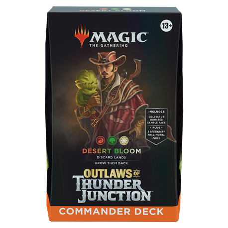 Magic The Gathering Outlaws of Thunder Junction Commander Deck - Desert Bloom (przedsprzedaż)