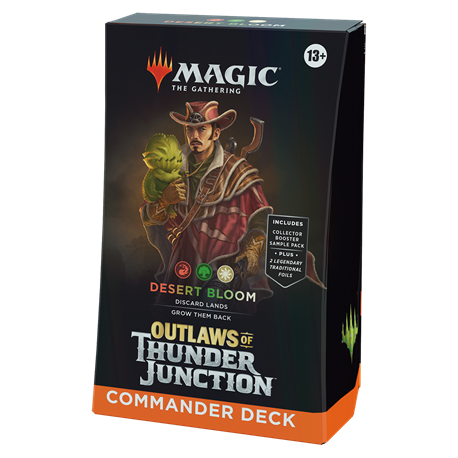 Magic The Gathering Outlaws of Thunder Junction Commander Deck - Desert Bloom (przedsprzedaż)