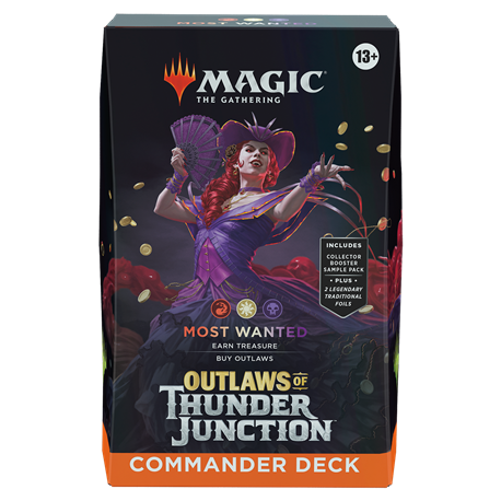 Magic The Gathering Outlaws of Thunder Junction Commander Deck - Most Wanted (przedsprzedaż)