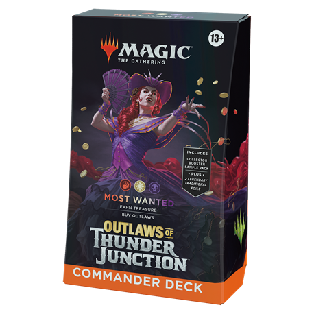 Magic The Gathering Outlaws of Thunder Junction Commander Deck - Most Wanted (przedsprzedaż)