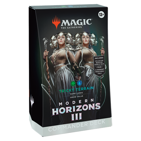 Magic The Gathering Modern Horizons 3 Commander Deck - Tricky Terrain (przedsprzedaż)