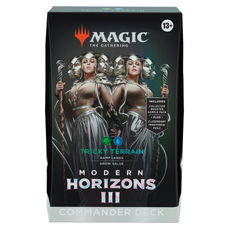 Magic The Gathering Modern Horizons 3 Commander Deck - Tricky Terrain (przedsprzedaż)