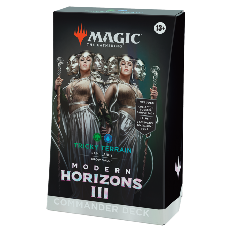 Magic The Gathering Modern Horizons 3 Commander Deck - Tricky Terrain (przedsprzedaż)