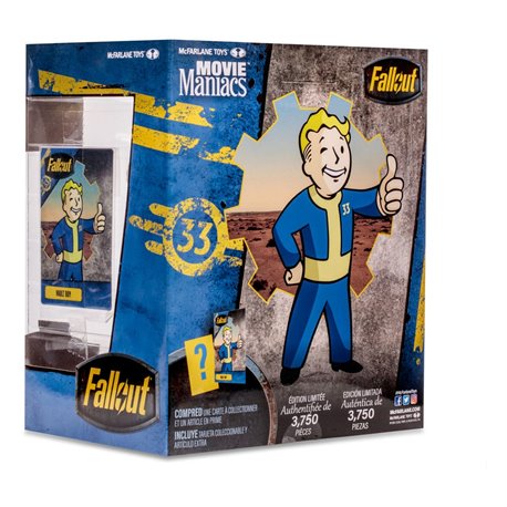 Fallout Movie Maniacs Action Figure Vault Boy (Gold Label) 15 cm (przedsprzedaż)