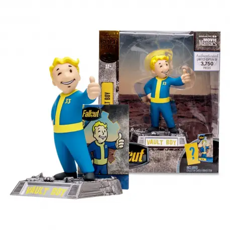 Fallout Movie Maniacs Action Figure Vault Boy (Gold Label) 15 cm (przedsprzedaż)