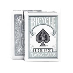 Karty Bicycle Rider Back Silver