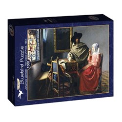 Puzzle 1000 Kieliszek wina Vermeer