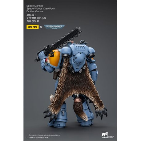 Warhammer 40k Action Figure 1/18 Space Marines Space Wolves Claw Pack Brother Gunnar 12 cm (przedsprzedaż)