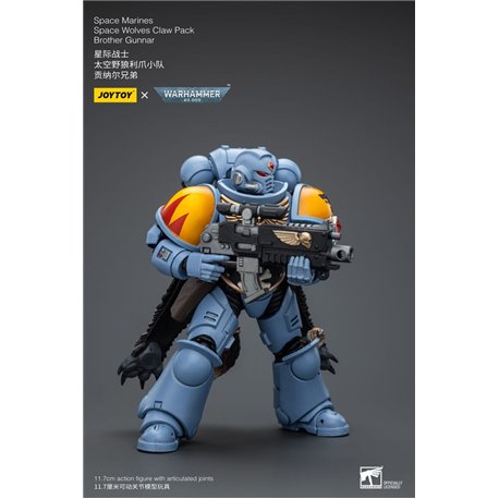 Warhammer 40k Action Figure 1/18 Space Marines Space Wolves Claw Pack Brother Gunnar 12 cm (przedsprzedaż)