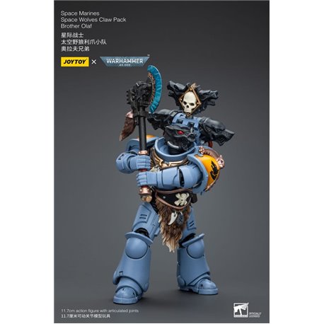 Warhammer 40k Action Figure 1/18 Space Marines Space Wolves Claw Pack Brother Olaf 12 cm (przedsprzedaż)