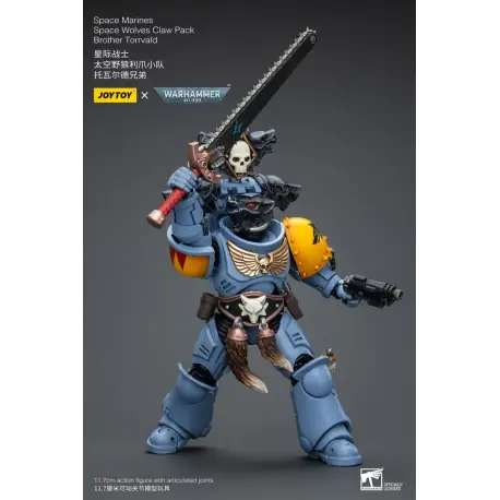 Warhammer 40k Action Figure 1/18 Space Marines Space Wolves Claw Pack Brother Torrvald 12 cm (przedsprzedaż)