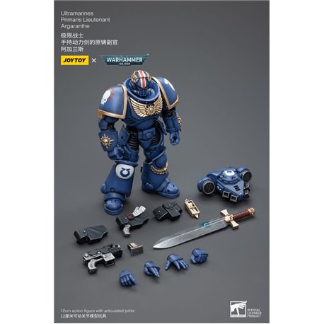 Warhammer 40k Action Figure 1/18 Ultramarines Primaris Lieutenant Argaranthe 12 cm (przedsprzedaż)