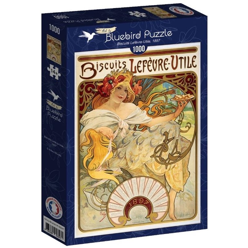 Puzzle 1000 Ciasteczka Lefevre-Utile Alfons Mucha