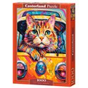 Puzzle 1000 Cat Bus Travel