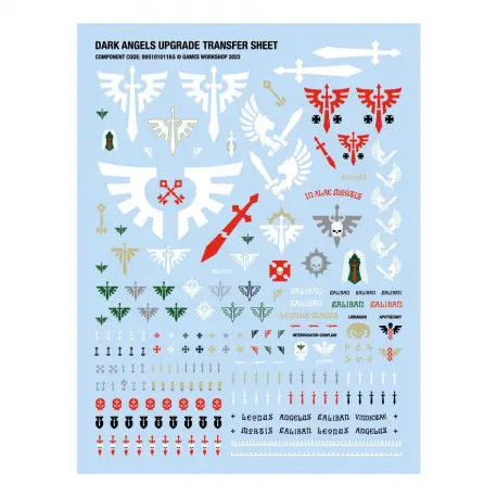 Warhammer 40k Dark Angels: Upgrades and Transfers