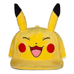 Pokemon Czapka z Daszkiem Happy Pikachu (przedsprzedaż)