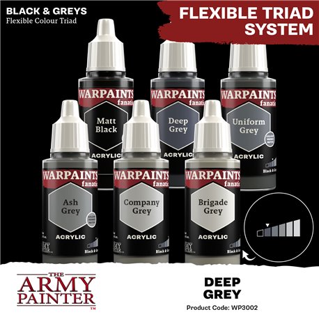 Army Painter Warpaints Fanatic - Deep Grey (przedsprzedaż)