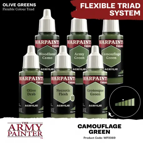 Army Painter Warpaints Fanatic - Camouflage Green (przedsprzedaż)