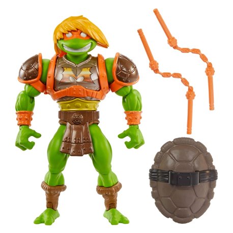 MOTU x TMNT: Turtles of Grayskull Action Figure Michelangelo 14 cm (przedsprzedaż)