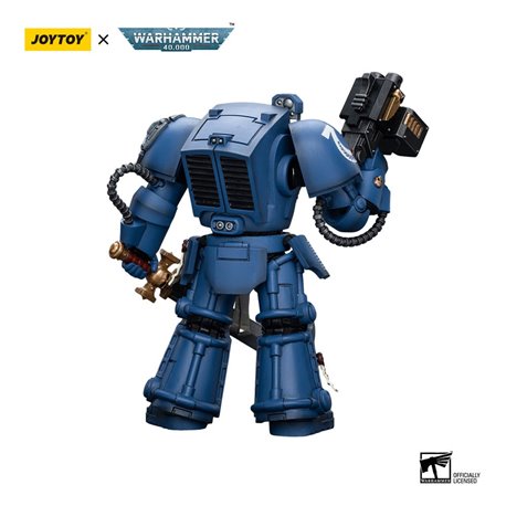 Warhammer 40k Action Figure 1/18 Ultramarines Terminator Squad Sergeant with Power Sword and Teleport Homer 12cm (przedsprzedaż)