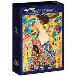 Puzzle 1000 Kobieta z Wachlarzem Gustave Klimt
