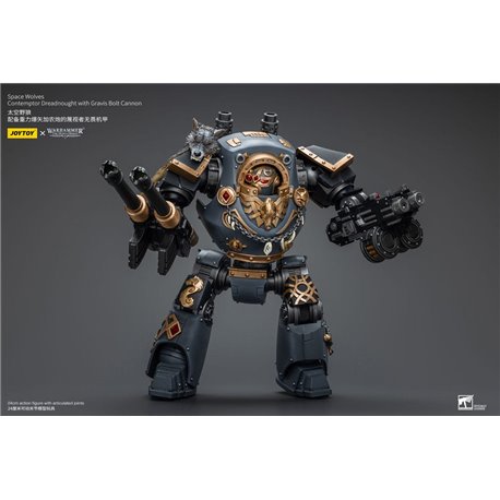 Warhammer The Horus Heresy Action Figure 1/18 Space Wolves Contemptor Dreadnought with Gravis Bolt Cannon 12 cm (przedsprzedaż)