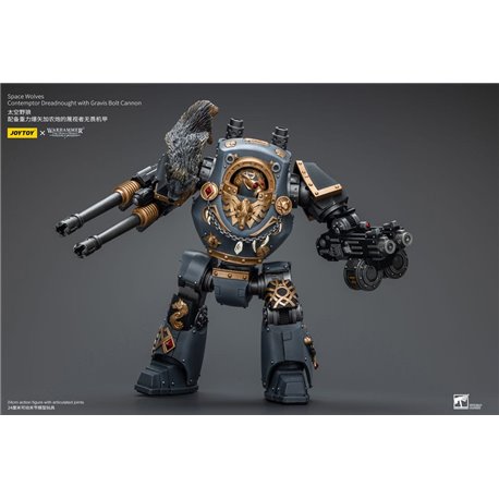 Warhammer The Horus Heresy Action Figure 1/18 Space Wolves Contemptor Dreadnought with Gravis Bolt Cannon 12 cm (przedsprzedaż)