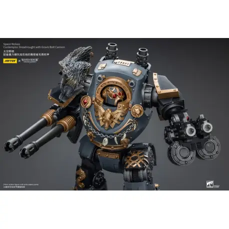 Warhammer The Horus Heresy Action Figure 1/18 Space Wolves Contemptor Dreadnought with Gravis Bolt Cannon 12 cm (przedsprzedaż)