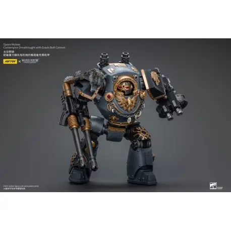 Warhammer The Horus Heresy Action Figure 1/18 Space Wolves Contemptor Dreadnought with Gravis Bolt Cannon 12 cm (przedsprzedaż)