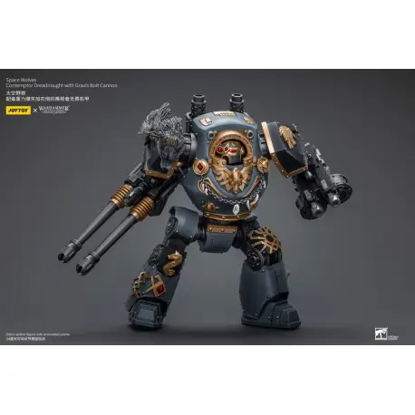 Warhammer The Horus Heresy Action Figure 1/18 Space Wolves Contemptor Dreadnought with Gravis Bolt Cannon 12 cm (przedsprzedaż)