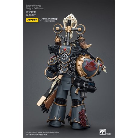 Warhammer The Horus Heresy Action Figure 1/18 Space Wolves Geigor Fell-Hand 12 cm (przedsprzedaż)