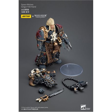 Warhammer The Horus Heresy Action Figure 1/18 Space Wolves Geigor Fell-Hand 12 cm (przedsprzedaż)