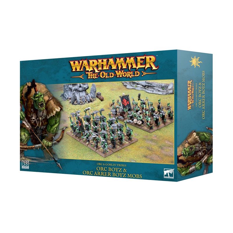 Warhammer The Old World Orc & Goblin Tribes: Orc Boyz & Orc Arrer Boyz Mobs (przedsprzedaż)