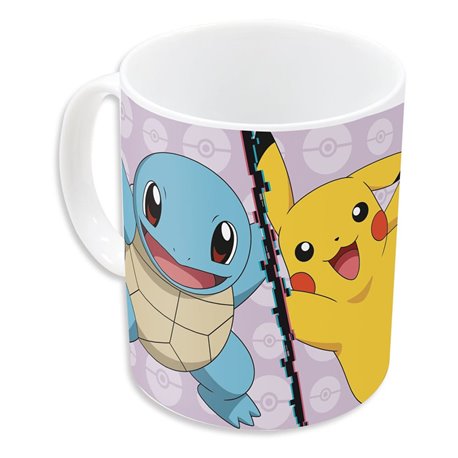 Kubek Pokemon Charmander, Bulbasaur, Squirtle, Pikachu 320 ml (przedsprzedaż)