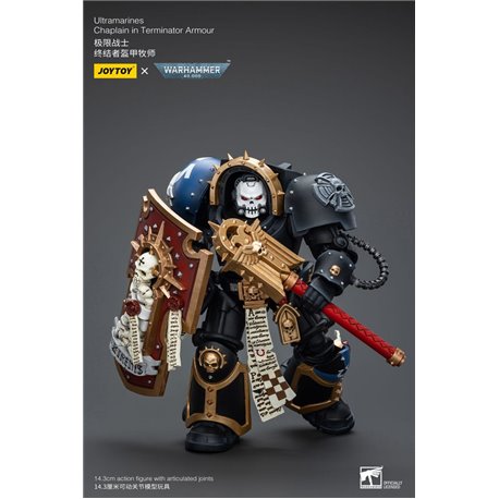 Warhammer 40k Action Figure 1/18 Ultramarines Chaplain in Terminator Armour 12 cm (przedsprzedaż)