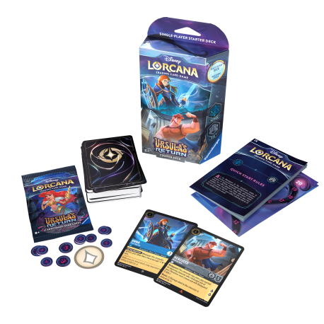 Disney Lorcana Ursula's Return Sapphire & Steel Starter Deck (przedsprzedaż)