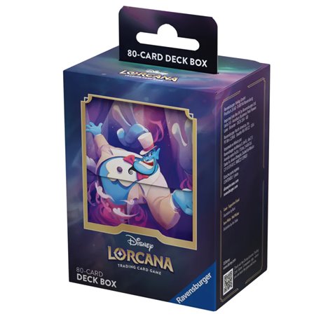 Disney Lorcana 80-card Deck Box Aladdin Genie (przedsprzedaż)