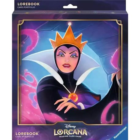 Disney Lorcana Card Portfolio Lorebook Evil Queen Snow White (przedsprzedaż)