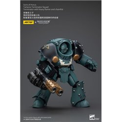 Warhammer The Horus Heresy Action Figure 1/18 Tartaros Terminator Squad Terminator With Heavy Flamer & Chainfist (przedsprzedaż)