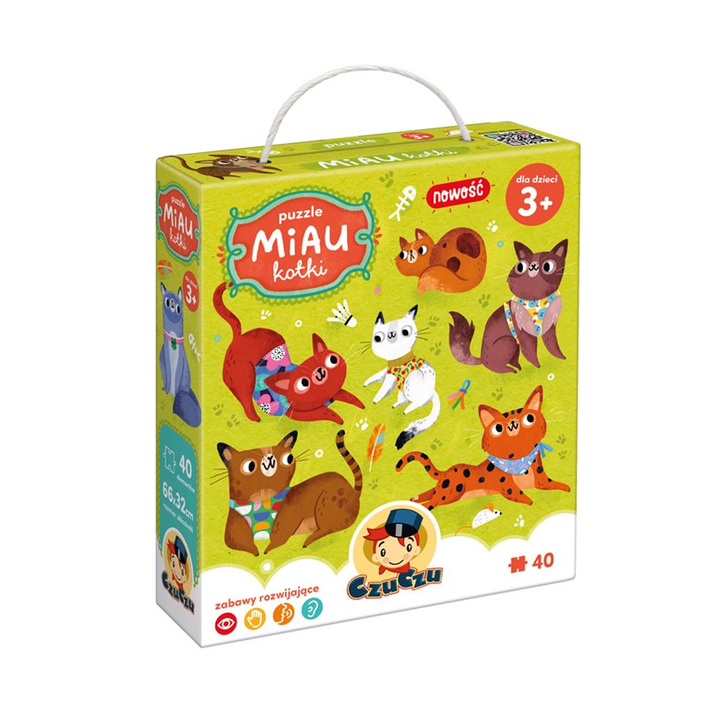 CzuCzu Puzzle Miau Kotki 3+