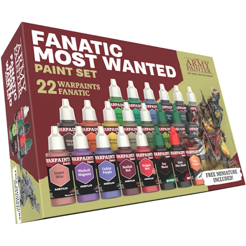 Army Painter Warpaints Fanatic - Most Wanted Paint Set (przedsprzedaż)