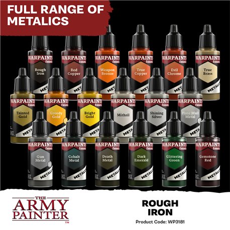 Army Painter Warpaints Fanatic Metallic - Rough Iron