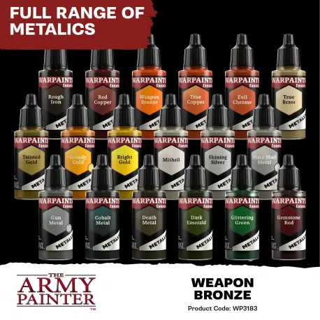 Army Painter Warpaints Fanatic Metallic - Weapon Bronze